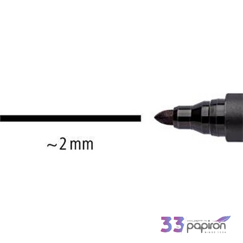Alkoholos marker Staedtler készlet, 2 mm, kúpos,Lumocolor 352 6 különböző szín