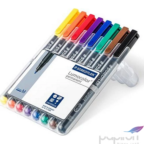 Alkoholos marker Staedtler Lumocolor 317 M OHP 1mm kúpos 8színű Írószerek STAEDTLER 317 WP8