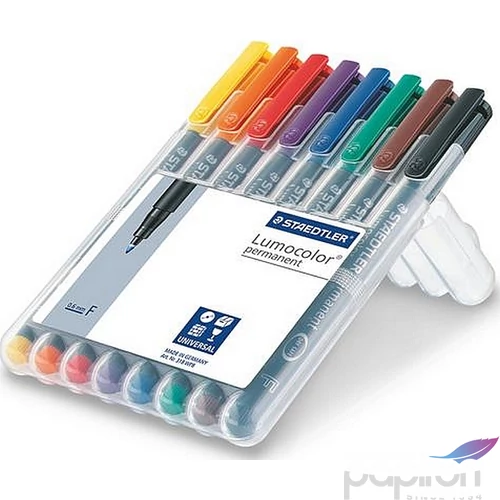 Alkoholos marker Staedtler Lumocolor 318 F OHP 0,6mm tűhegyű 8szín Írószerek STAEDTLER 318 WP8