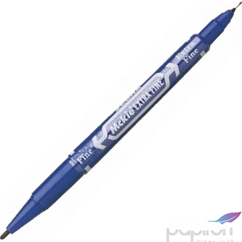 Alkoholos marker Zebra 0,5/1,0 mm, kétvégű,Mckie Extra Fine kék