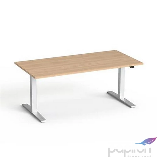 Állítható magasságú íróasztal 160x80cm MAYAH Freedom SV-303 kőris