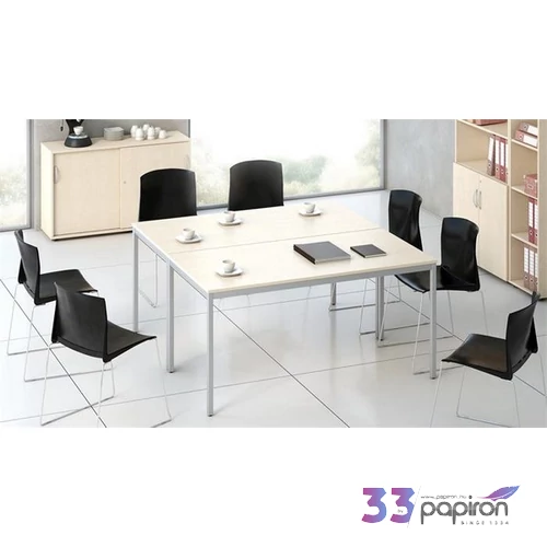 Általános asztal fémlábbal 75x150cm MAYAH Freedom SV-39 juhar