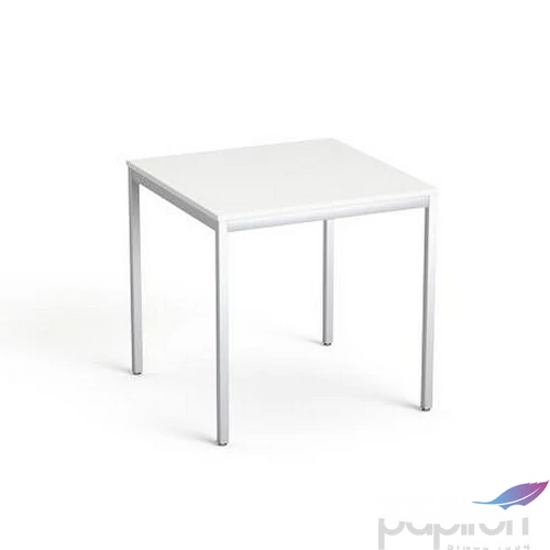Általános asztal fémlábbal 75x75cm MAYAH Freedom SV-37 fehér