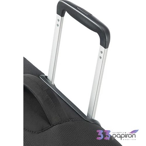 American Tourister kabinbőrönd Summerfunk 55/20 bővíthető bőrönd 124889/1041 fekete, 4 kerekű, textil