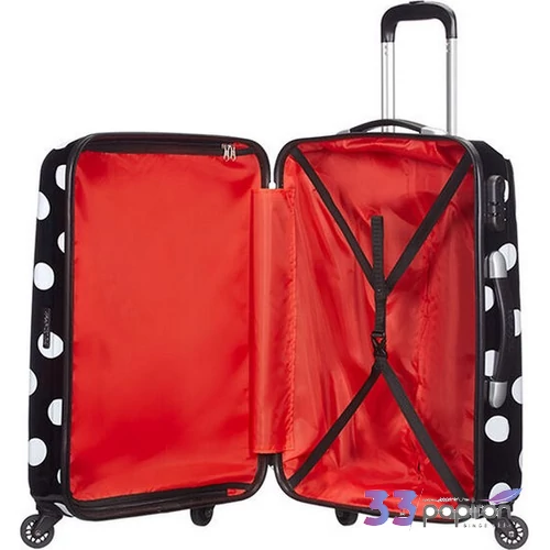 American Tourister bőrönd 65/2 Kemény 4kerekű 47x65x27 52l 3,5kg 64479/4523 - MINNIE Dots
