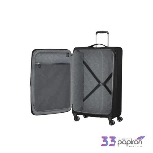 American Tourister bőrönd Aerospin Spinner M Exp 153538/1041-Black