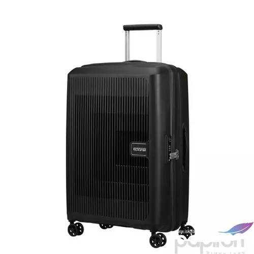 American Tourister bőrönd Aerostep Spinner 67/24 Exp Tsa 146820/1041-Black