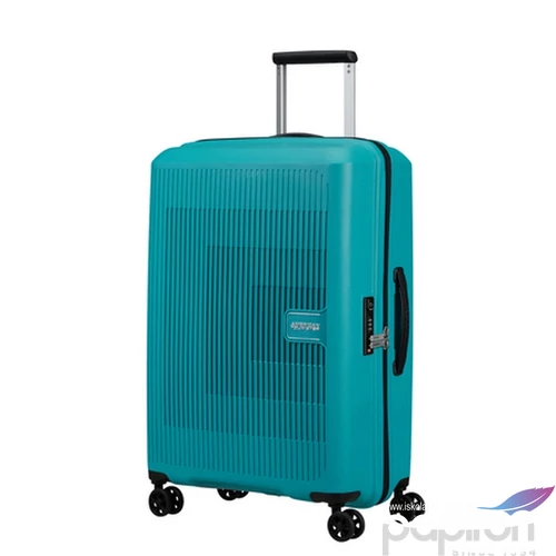 American Tourister bőrönd Aerostep Spinner 67/24 Exp Tsa 14'6820/A066-Turquoise Tonic