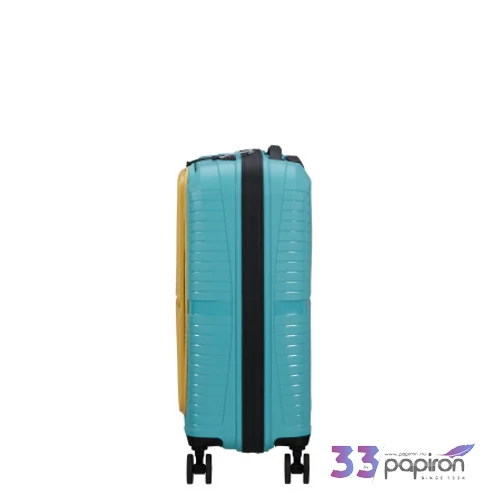 American Tourister bőrönd Airconic Spinner 55/20 Frontl. 15,6' 134657/A348-Surf Blue/Yellow