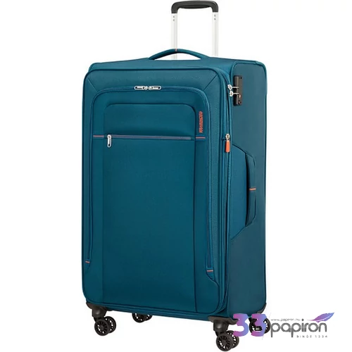 American Tourister bőrönd Crosstrack spinner 79/29 Tsa Exp 133191/6032 Navy/Orange