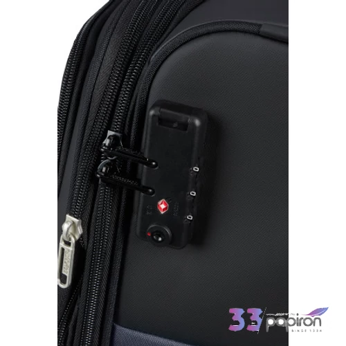 American Tourister bőrönd Daring Dash Spinner S Exp Tsa 150910/1062-Black/Grey