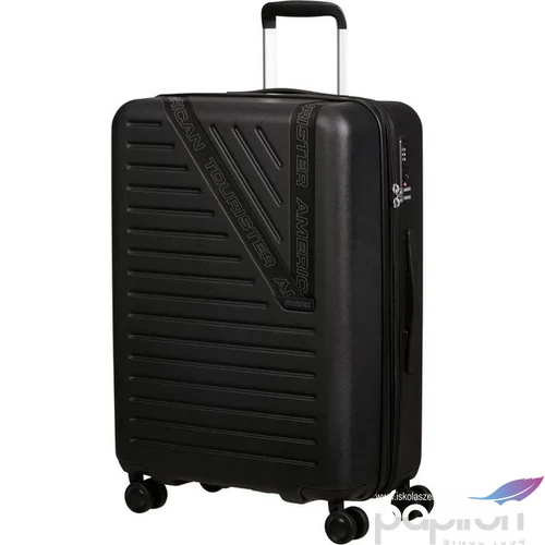 American Tourister bőrönd Dynabelt Spinner 66/24 Exp Tsa 154292/A615-Black