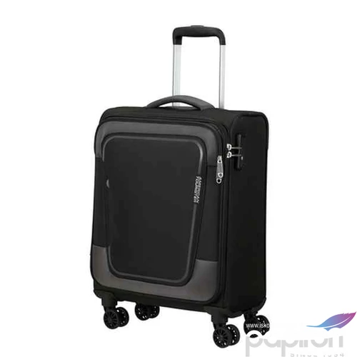 American Tourister kabinbőrönd Pulsonic Spinner 55/20 Exp Tsa 14'6516/423-Asphalt Black