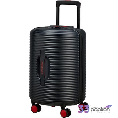 American Tourister bőrönd Rollio spinner 52/18 TSA 152970/1073 Black/Red
