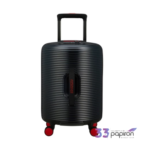 American Tourister bőrönd Rollio spinner 52/18 TSA 152970/1073 Black/Red