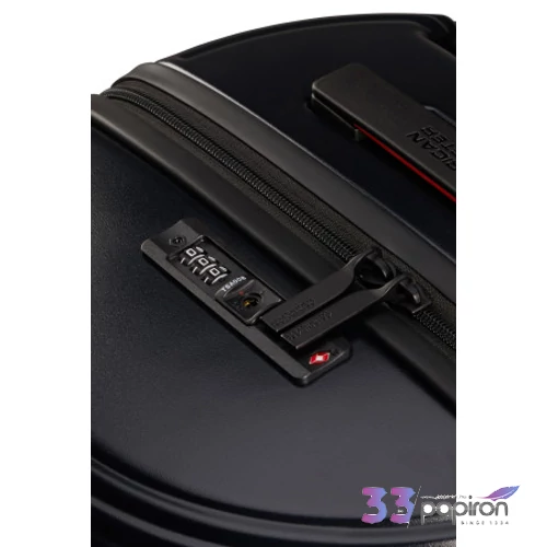 American Tourister bőrönd Rollio spinner 52/18 TSA 152970/1073 Black/Red