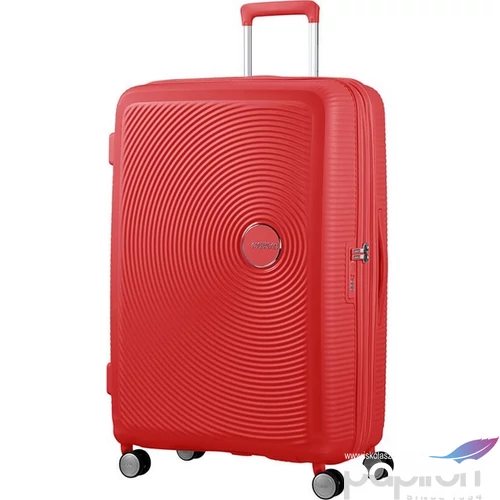 American Tourister bőrönd Soundbox 51x77x29/32cm 4,2kg 4kerekű 88474/1226 korall piros