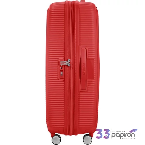 American Tourister bőrönd Soundbox 51x77x29/32cm 4,2kg 4kerekű 88474/1226 korall piros