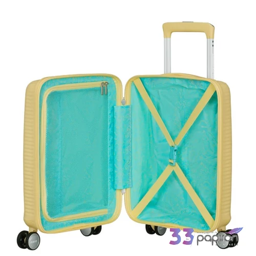 American Tourister bőrönd 25' Soundbox Mini Spinner 47/16 152934/1661-Yellow