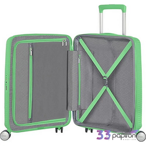 American Tourister bőrönd Soundbox spinner 55/20 Spring Green 88472/4420 Spring Green - 4 kerekű