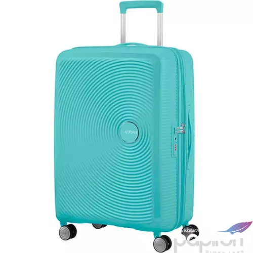 American Tourister bőrönd Soundbox spinner 67/24 Poolside Blue 88473/8864 Poolside Blue - 4 kerekű