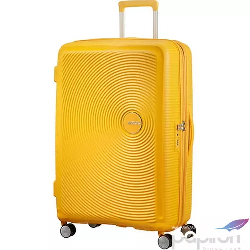American Tourister bőrönd Soundbox spinner 77/28 Golden Yellow 88474/1371 Golden Yellow - 4 kerekű