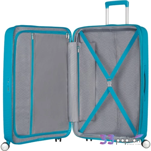 American Tourister bőrönd Soundbox Spinner 77/28 Tsa Exp 88474/4497-Summer Blue