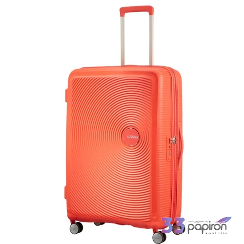 American Tourister bőrönd Soundbox Spinner 77/28 Tsa Exp 88474/7067-Spicy Peach