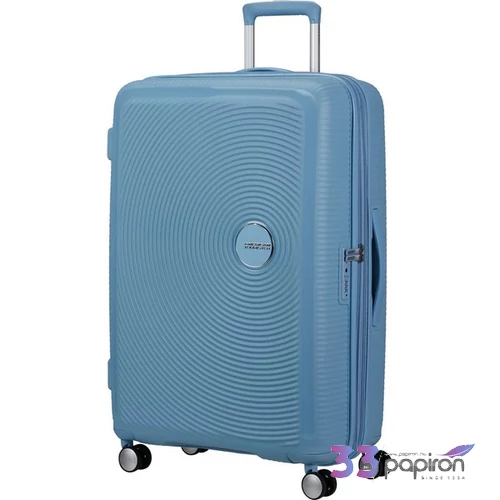 American Tourister bőrönd Soundbox Spinner 77/28 Tsa Exp 88474/A255-Sea Shimmer