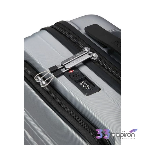 American Tourister bőrönd SPINNER 55/20 FRONTLOADER 153341/6260-Sky Silver