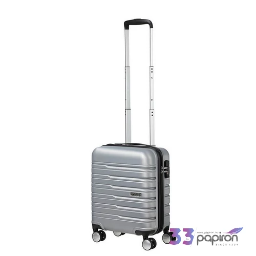 American Tourister bőrönd SPINNER UNDERSEATER 153342/6260-Sky Silver