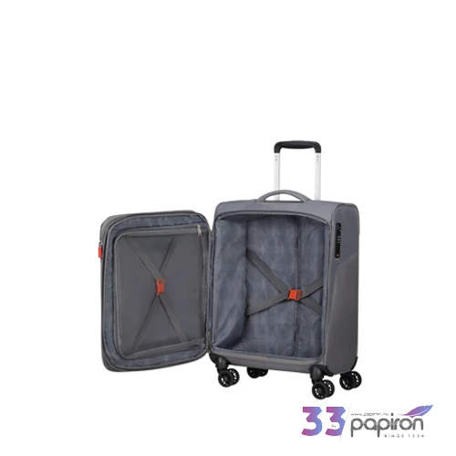 American Tourister kabinbőrönd Summerfunk Spinner 55/20 Exp Tsa 124889/T491-Titanium Grey