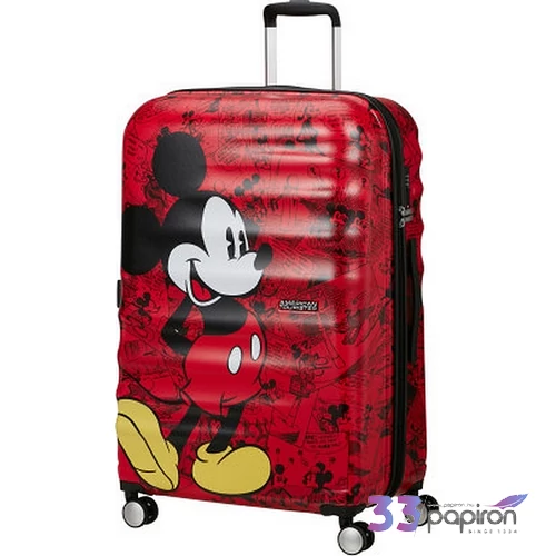 American Tourister bőrönd Wavebreaker Disney Spin.77/28 152584/6976-Mickey Comics Red