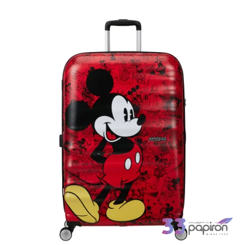 American Tourister bőrönd Wavebreaker Disney Spin.77/28 152584/6976-Mickey Comics Red