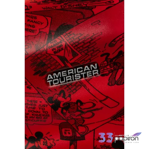 American Tourister bőrönd Wavebreaker Disney Spin.77/28 152584/6976-Mickey Comics Red