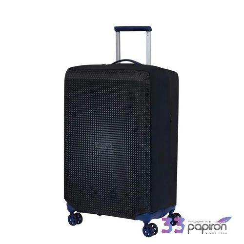 American Tourister bőröndhuzat FOLDABLE LUGGAGE COVER M 159212/1062-BLACK/GREY