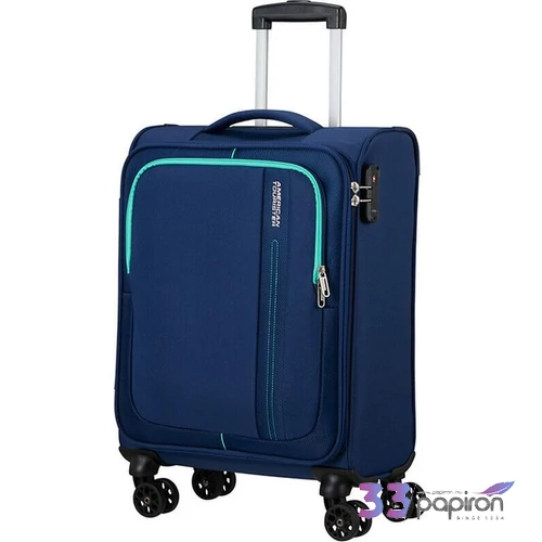 American Tourister kabinbőrönd Sea Seeker Spinner 55/20 Tsa 146674/6636-Combat Navy
