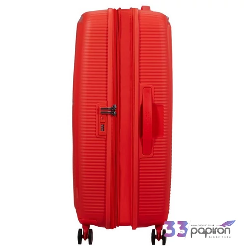 American Tourister kabinbőrönd Soundbox Spinner 55/20 Exp 88474/D963-Neon Orange