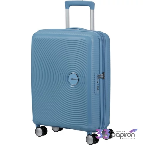 American Tourister kabinbőrönd Soundbox Spinner 55/20 Tsa Exp 88472/A255-Sea Shimmer