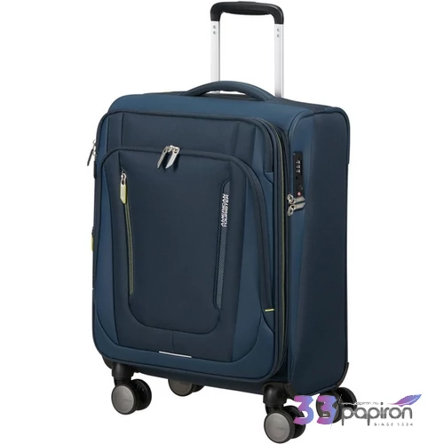 American Tourister kabinbőrönd SPINNER S EXP TSA 158076/1265-DARK NAVY