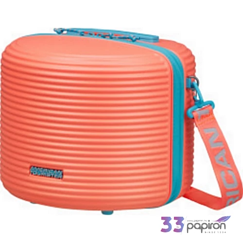 American Tourister kozmetikai Rollio Beauty Case 152969/A275-Coral/Blue