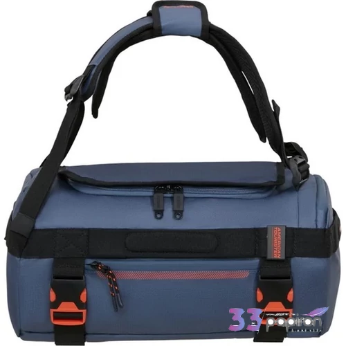 American Tourister utazótáska DUFFLE/BACKPACK S COATED 158937/6032-NAVY/ORANGE