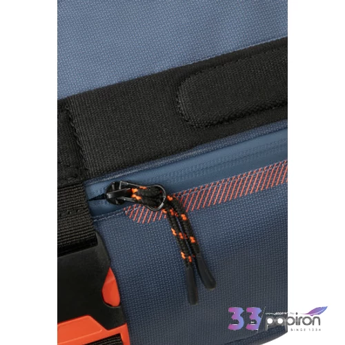 American Tourister utazótáska DUFFLE/BACKPACK S COATED 158937/6032-NAVY/ORANGE