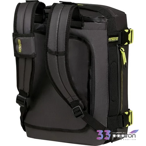 American Tourister utazótáska DUFFLE/BACKPACK S COATED 158937/A185-BLACK/LIME
