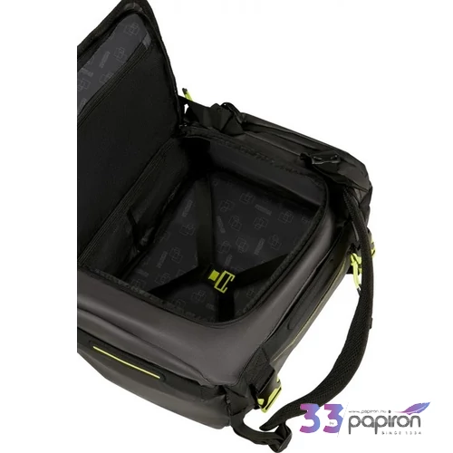 American Tourister utazótáska DUFFLE/BACKPACK S COATED 158937/A185-BLACK/LIME