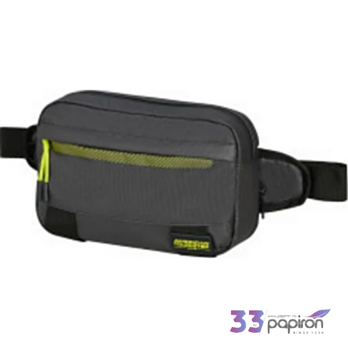 American Tourister válltáska Sling Bag Coated Urban Track 151307/A185-Black/Lime