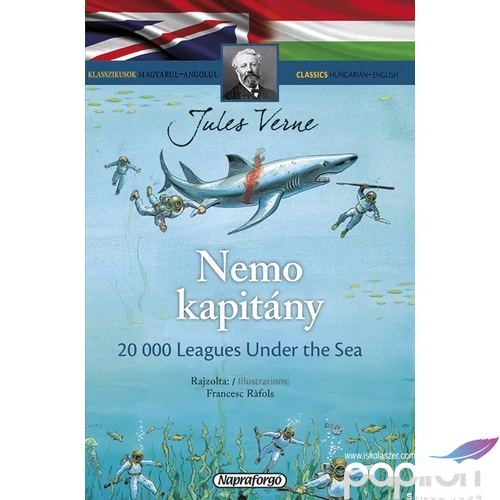 Angol-Magyar oktató könyv Klasszikusok magyarul-angolul: Nemo k... Napraforgó könyvek Nemo kapitány