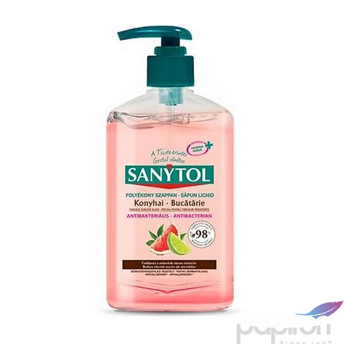 Antibakteriális folyékony szappan 250ml SANYTOL Konyhai 