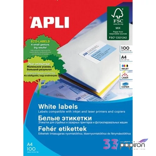 Etikett Apli 12106 zöld 19mm körcímke (560dbcsomag) LCA12106