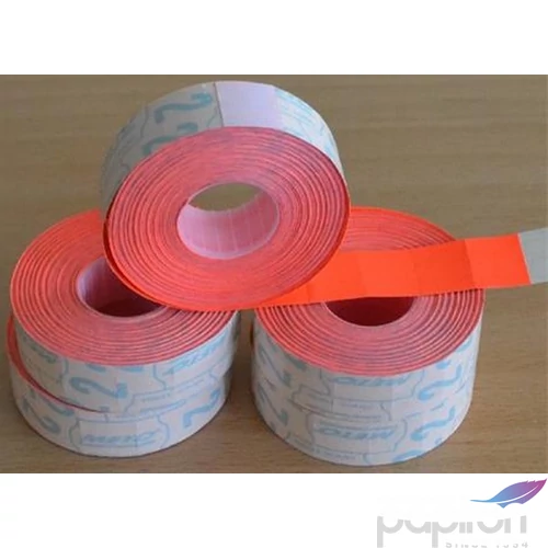 Árazószalag 19x16 mm Meto piros 5 db/cs